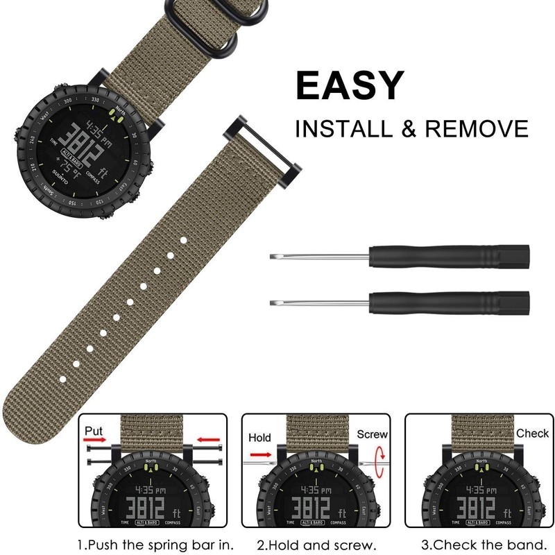 for Suunto Core Band Belt, Sport Band, Replacement Strap, Watch
