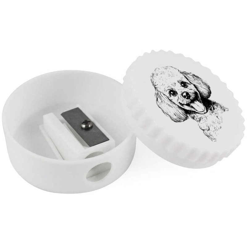 'Toy Poodle Portrait' Compact Pencil Sharpener (PS00045964)