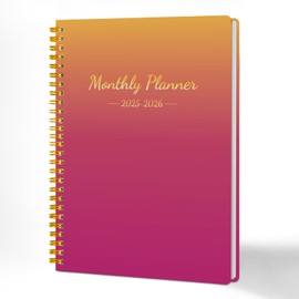 Monthly Planner 2025-2026, 2025 Calendar 24 Months Planner, JAN 2025 - DEC 2026, 7.4"x9.4", Personal Organizer with Monthly Goals, To-Do List, Habit Tracker, 24 Months for School Office Home Planning