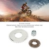 410 Sprocket Toothless Flywheel Kit with Silver Adapter Steel Light