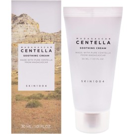 SKIN 1004 Madagascar Centella Crema calmante 1.01 fl oz (1.0 fl oz) | Complejo cuádruple de ceramida | Fortalece la barrera de la piel | Suaviza la piel