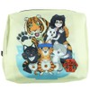 Yasuda Tsusho Red Cat Ramen Eco Bag with Storage Pouch,
