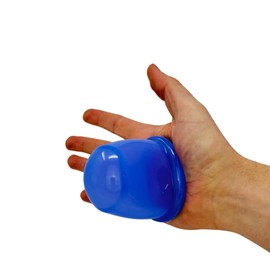 Theralino Schröpfkopf aus Silikon in verschiedenen Größen und Formen - Massage Saugglocke, Schröpfgläser, Cupping, traditionelle Massage-Vakuum (Typ 3)