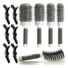 Set 11 Cepillo Cabello Ventilado Cerámica Térmico Brushing