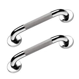 HONPHIER® Rustproof Grab Rail Diameter 25 mm Bath Handle Wall Handle Shower Handle Handle Grab Rail for Seniors (12 Inches/300 mm)