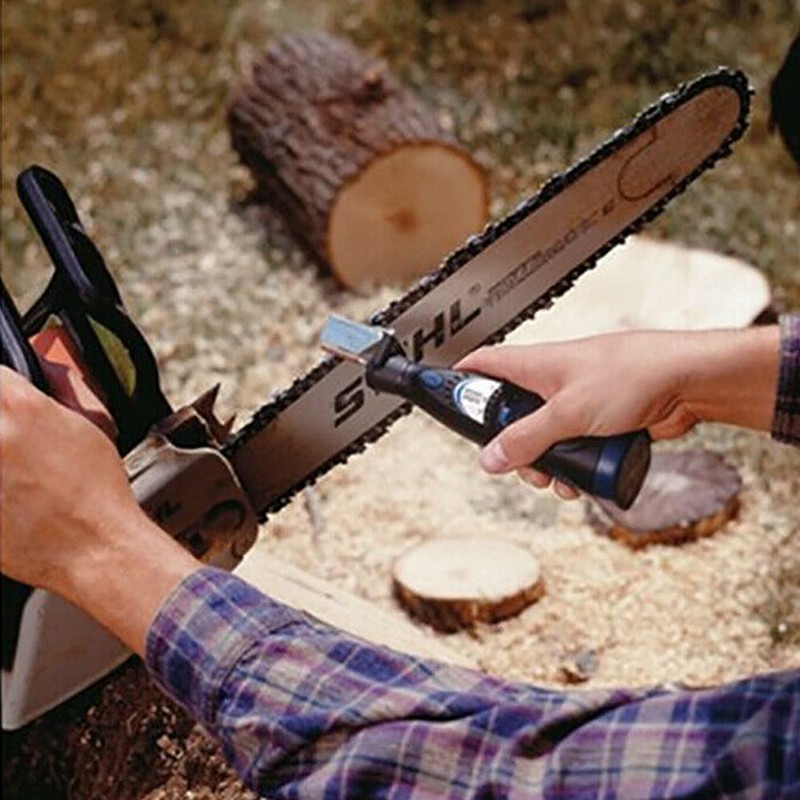 Acxico 6Pcs/Set Chainsaw Sharpening Attachment Kit for Dremel 1453 Chainsaw