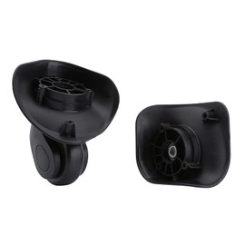 XHIKOWAT 2pcs PVC Universal Wheel Caster Wheel with Double Roller Bearings for Bags/Luggage/Trolley Suitcase