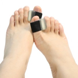 Spreading the big toe ring apart 2p set C-White L 3ea