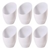 CHGCRAFT 6 PCS Plastic Lamp Shade Replacement Horseshoe Lampshade White