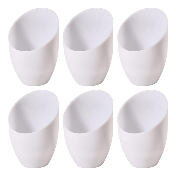 CHGCRAFT 6 PCS Plastic Lamp Shade Replacement Horseshoe Lampshade White