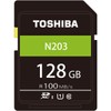 Toshiba 128GB N203 SDXC UHS - Iカード U1クラス10 SDカードメモリカード100MB/s (thn-n203N1280a4)
