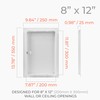 HVAC OV 8 x 12 Inch Metal Access Panel for