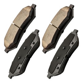 Torchbeam 4pcs Front Brake Kits Fit for 2000-2005 Monte Carlo, 1997-2005 Park Avenue, 2000-2003 Impala 3.4L, 1997-2004 Regal, 2000-2003 Impala 3.8L and More, Brake Pad Front D699