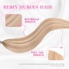Eliysako I Tip Hair Extensions Human Hair Blonde Itip hair