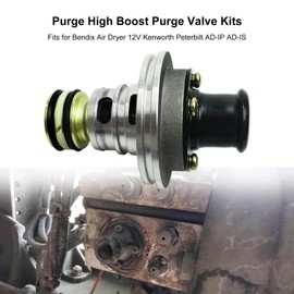 Purge High Boost Purge Valve Kits with Gasket Fits for Bendix Air Dryer 12V Kenworth Peterbilt AD-IP AD-IS Replace 801266 065612 K022105 Set Silicone Grease