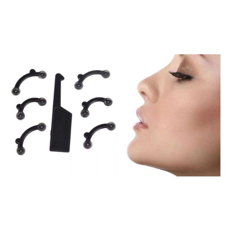 3D Rhinoplasty Respingadores Nasales 7 Pzs Corrector Levanta Nariz Estiliza