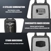 Diyife Large Key Box with Shackle, Weatherproof Key Safe with