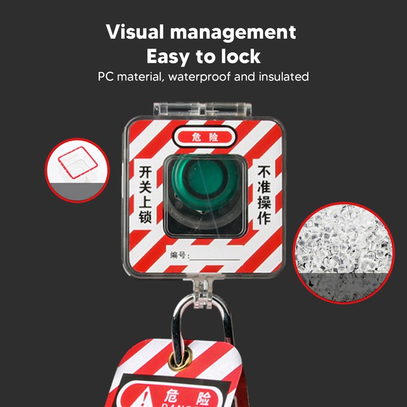 Industrial Power Switch Cover PC Waterproof Insulated Transparent Control Panel