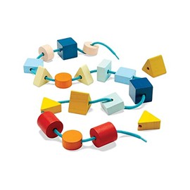 PlanToys Geo Lacing Beads - Unit Plus (5466)