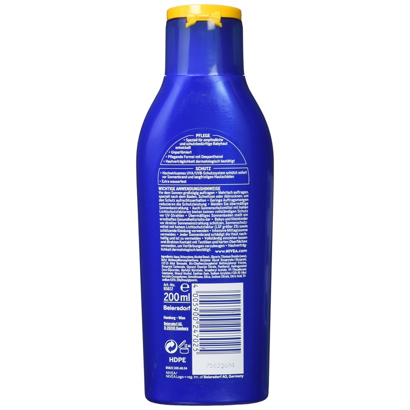 Nivea Sun Baby PFL Sun Lotion 50+ 200 ml