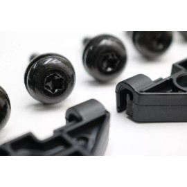 ADR NEW 12-PC Hard Top Mounting Retainer Nuts & Bolts Kit / For 2007-17 Wrangler JK