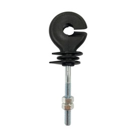 SagaSave 20Pcs Electric Fence Insulators Screw, Electric Fencing Wood Posts for Ropes, Wires and Strands (Nut Insulator)