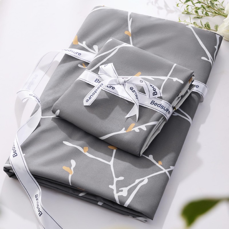 Bedsure Bed Linen 135 x 200 cm Microfibre 2-Piece Duvet