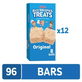 Rice Krispies Treats Marshmallow Snack Bars 96 Count Original Flavor