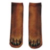 Mommy & Me 3D Animal Paw Feet Print Foot Crew