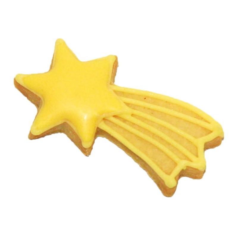 Birkmann 1010700810 Cookie Cutter Comet 8 cm, Plastic, green, 5