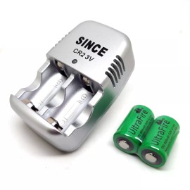 UltraFire 2x 3.0v Battery + 1x Charger For NIKON F55 F55D F65 F65D F75D N55 N65 N75 New