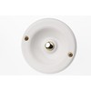 HUBER Flush-Mounted Bell Push 1-Way Brass Round Door Bell Push