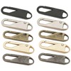 15-Piece Set of Heavy Duty Zipper Grippers, Universal Replacement Pull