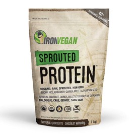 IRONVEGAN Sprouted Protein - Chocolate, 1000 GR