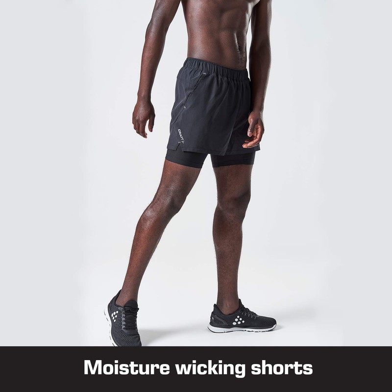 Craft Men's Advance Essence 2-in-1 Stretch Shorts