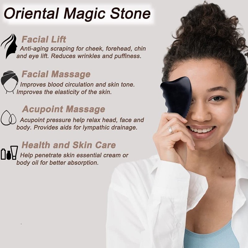 Gua Sha Facial Tools Face Massager Guasha Tool for Face