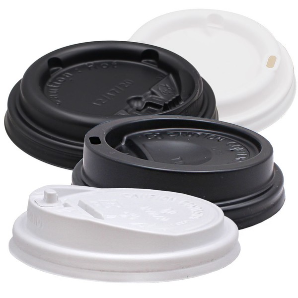 100 cup lids for takeout paper cups_Paper cup leads, 100