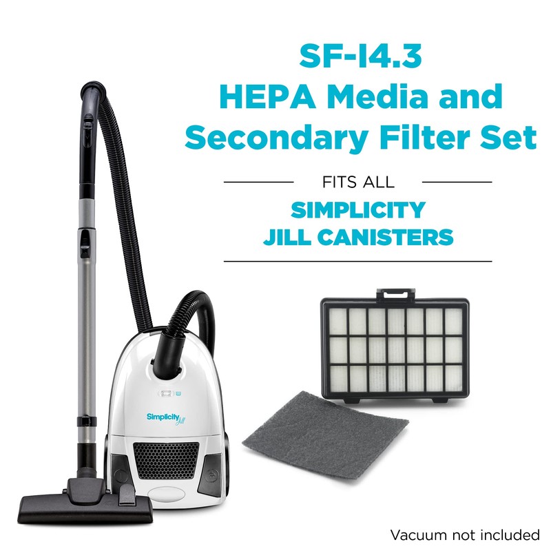 Simplicity Vacuums Genuine SF-I4.3 Filter Set with HEPA Media for