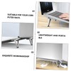 jojofuny 2pcs Portable Adjustable Laptop Stand Height-Adjustable Notebook Holder for