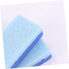 Vaguelly 2pcs Foot Grinding Stone Dead Skin Remover Foot Rubbing Tool for Smooth Skin Care Portable Lightweight Blue