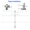 Yagi Antenna for Ham Radio Dual Band 2m 70cm VHF