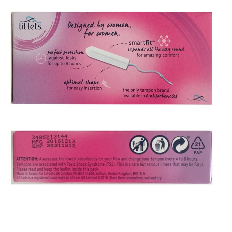 Lil-Lets Tampons Super 16s (Pack of 2)