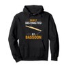 Easily Distracted By Bassoon Pullover Hoodie