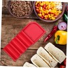 Plato Para Tacos y Tortillas Soporte De Plástico Divisor Para