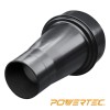 POWERTEC 70147 Tapered Adapter – 4" to 2-1/4" Dust Collection