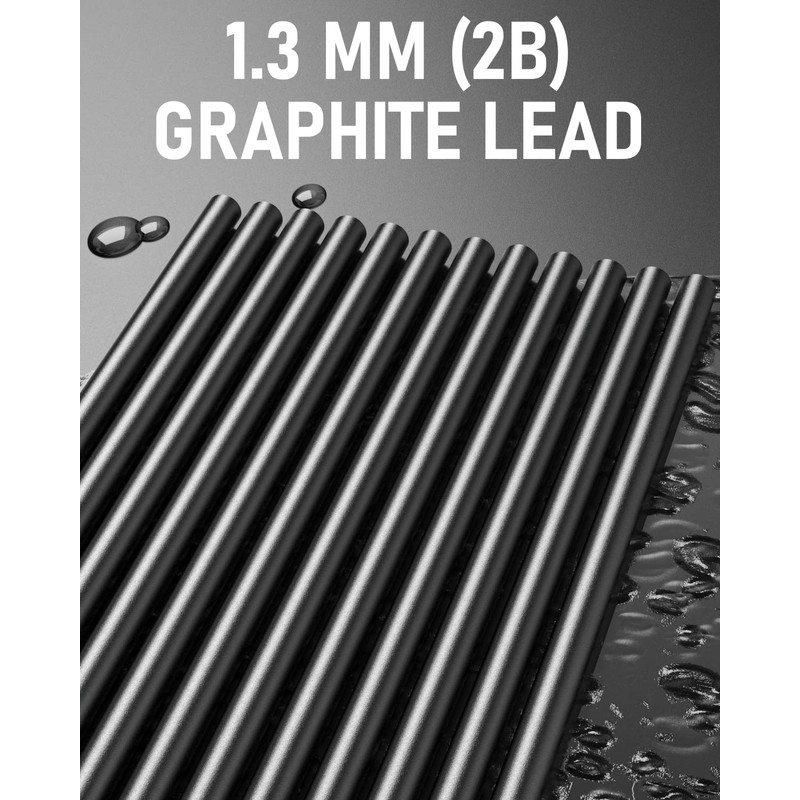 Nicpro 36 PCS 1.3 mm Lead Refills, Break Resistant Weatherproof