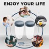 2 Pack Blender 32OZ Cup with Lid, Compatible with Nutribullet