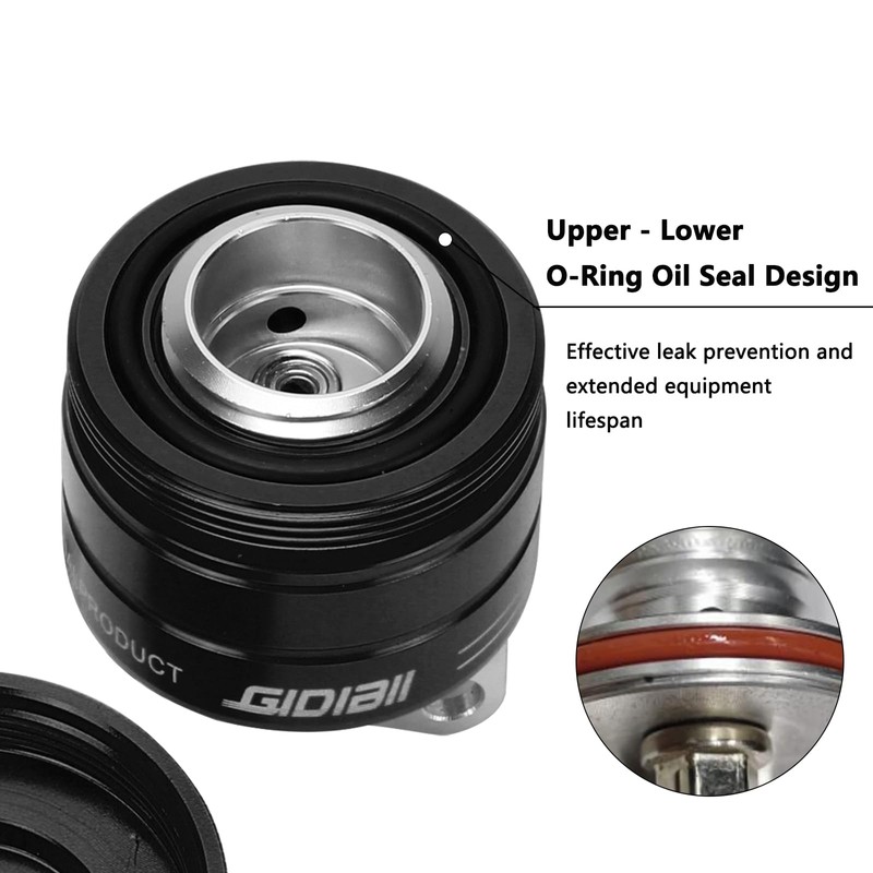 GIDIBII Universal Motorcycle Chain Oiler Lubricator Oiler Auto Hand Control