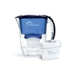 LITTLE BALANCE 8593 Ocean Water Filter Carafe + 1 Filter,