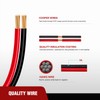 Nilight 2PCS 12FT SAE to SAE Extension Cable 16AWG 2